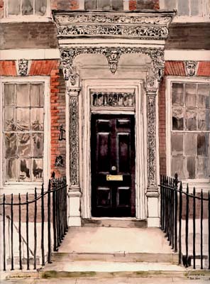 Doorway of 26 Queen Anne's Gate